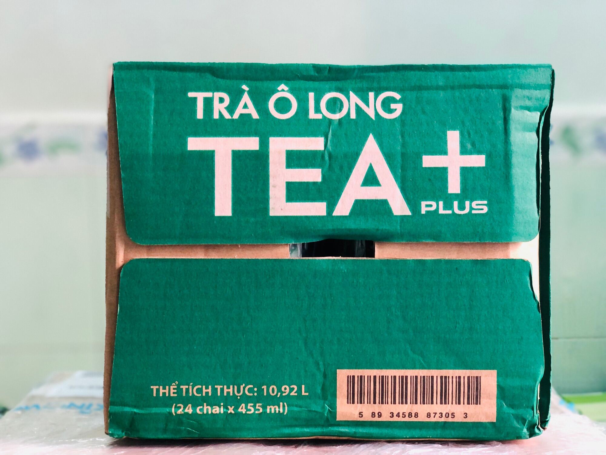 Ô long tea plus 24 chai thùng 455ml chang s food - ảnh sản phẩm 5