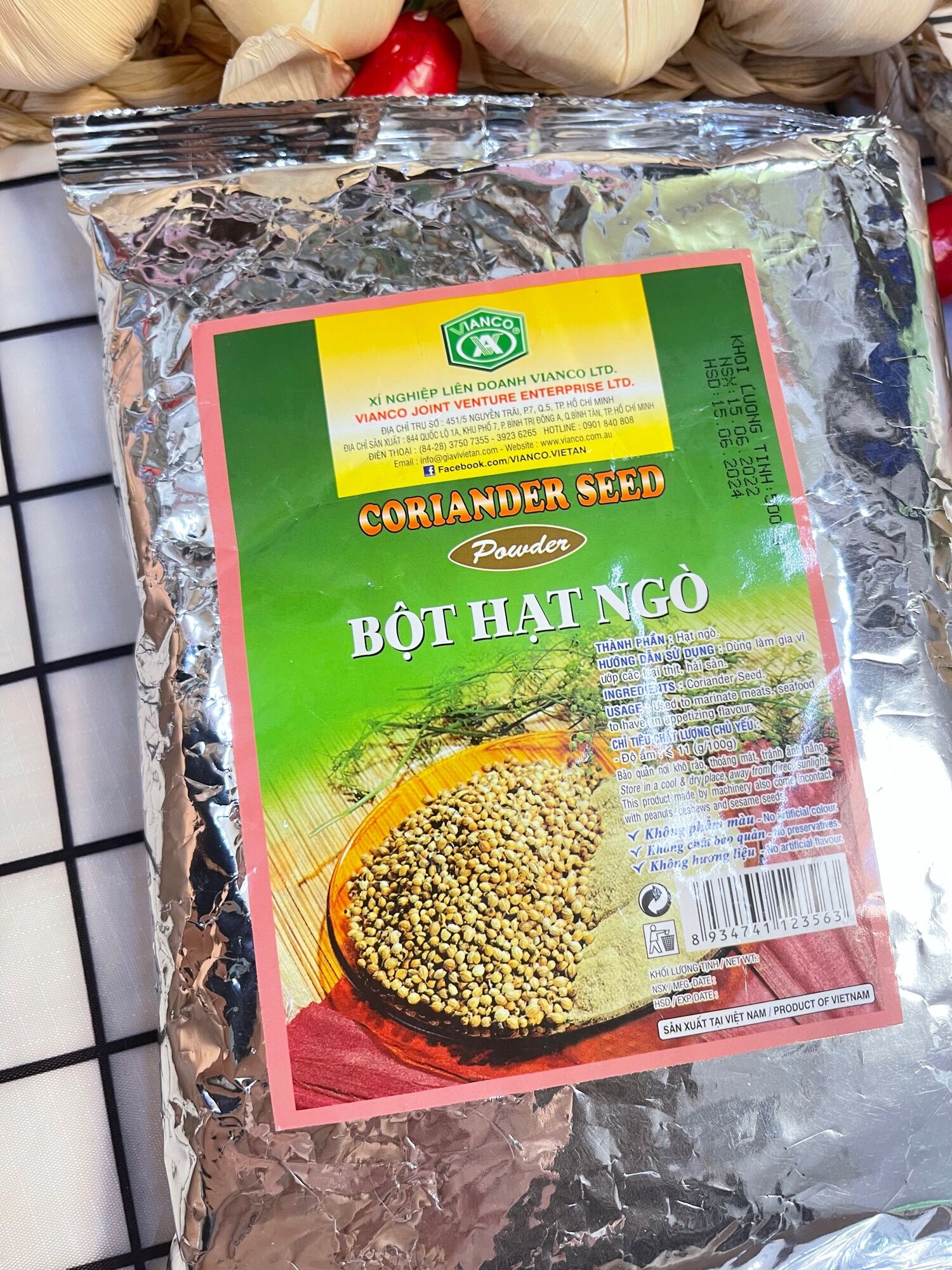 Bột hạt ngò vianco - 500gram