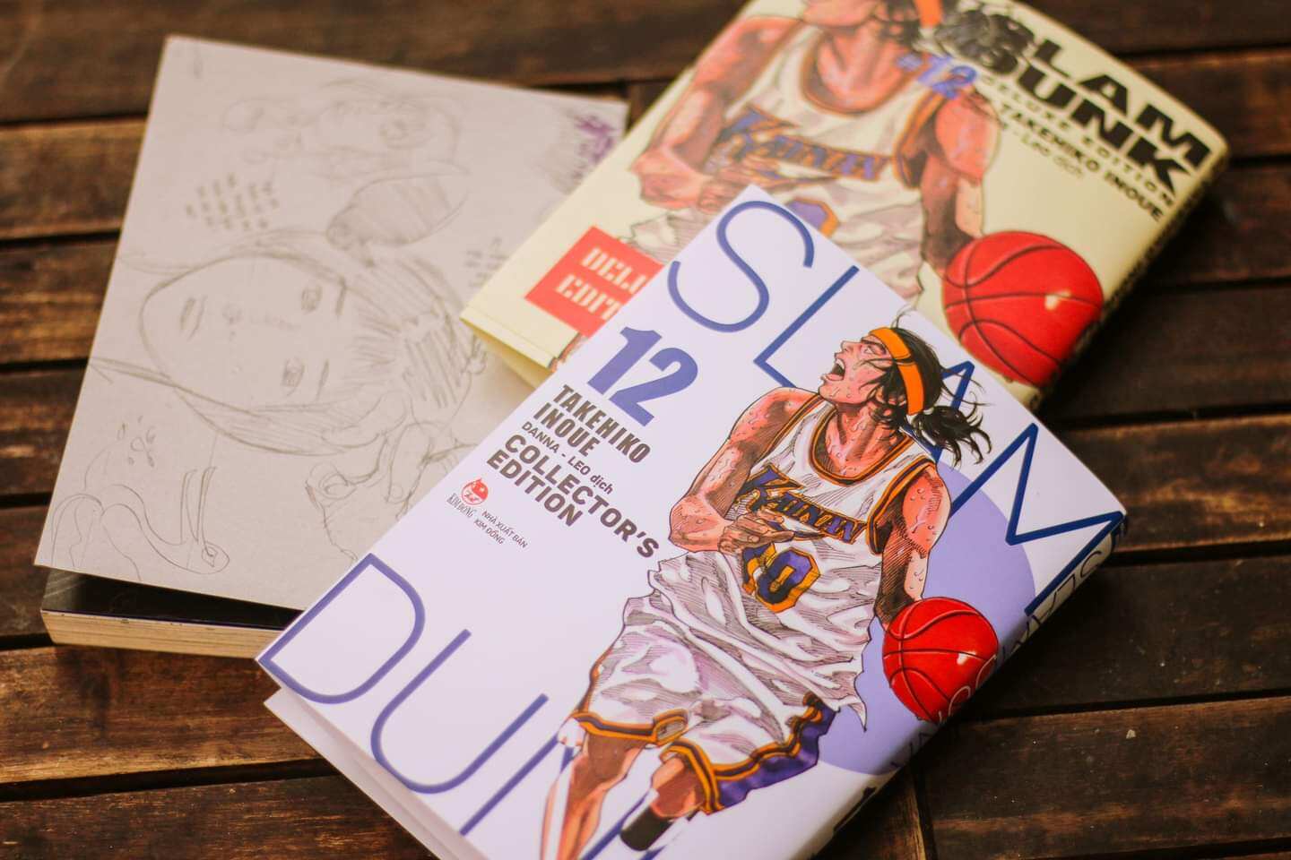 Slamdunk tập 12 2 bìa áo + clear file