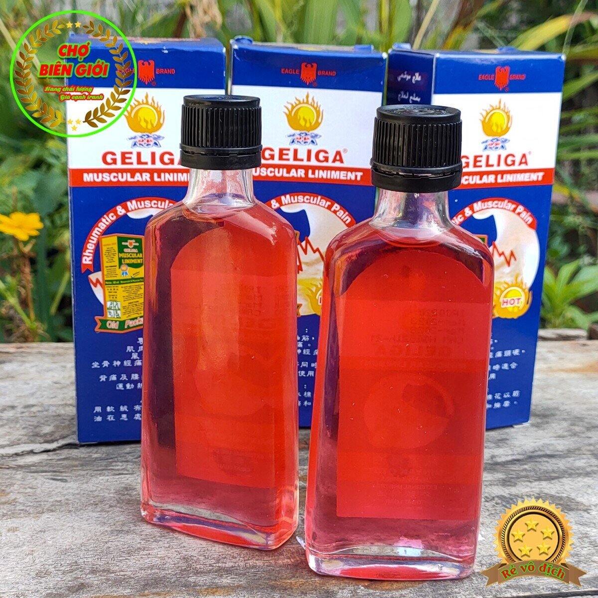 (Mẫu mới) Dầu Cù Là Lửa Dạng Nước Geliga Muscula Liniment Dung Tích 60 ml