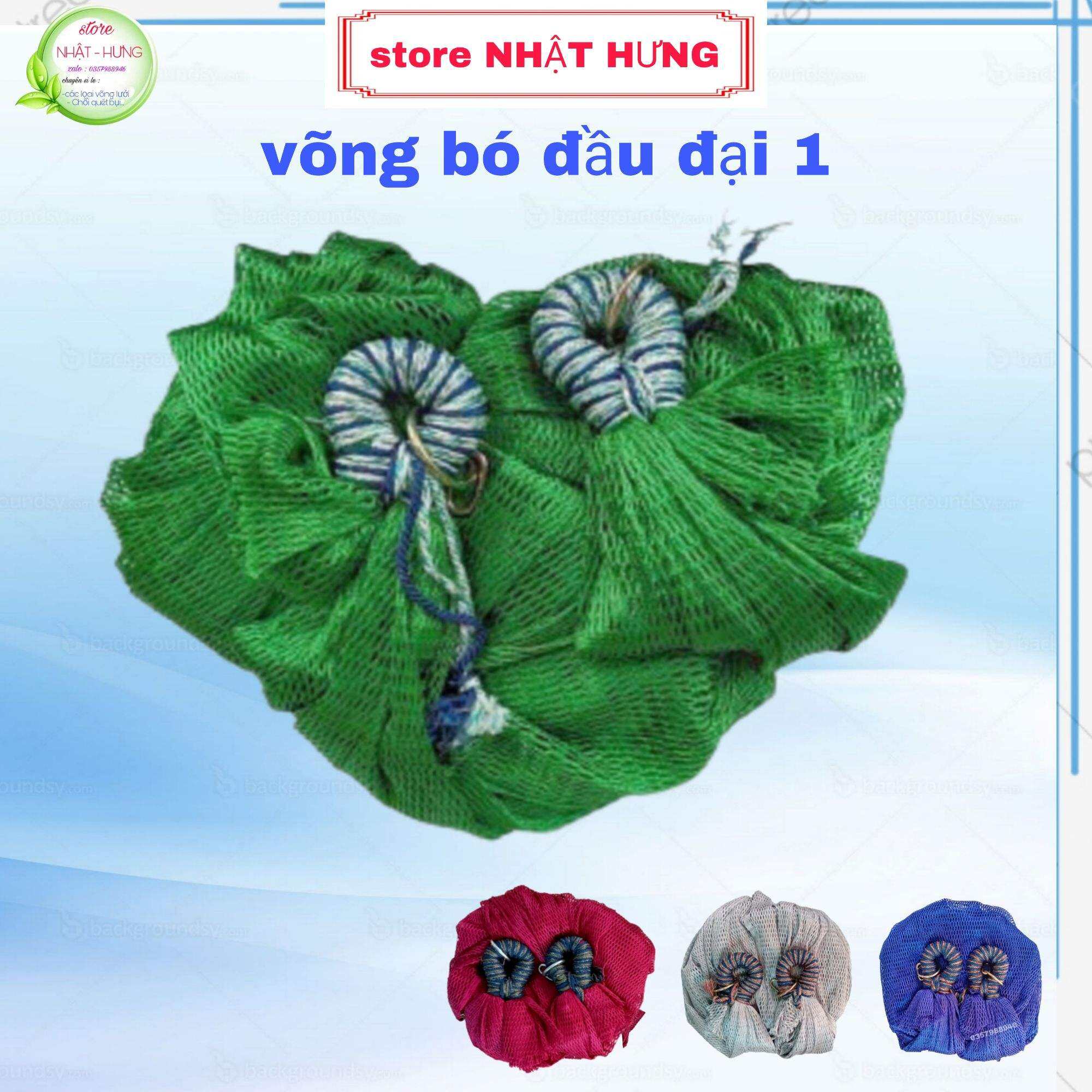 Võng lưới cao cấp 2 lớp hàng dày đẹp - Bó đầu người lớn cỡ đại - Võng lưới treo ngoài trời - TH