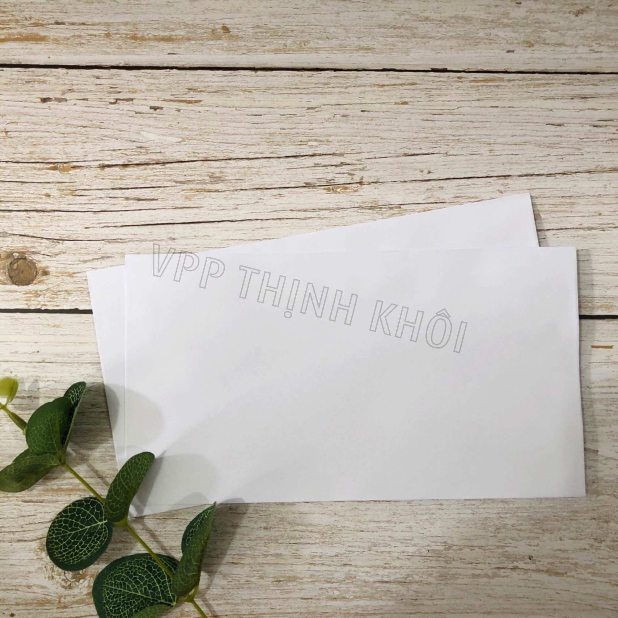 Bao thư trắng 12 x 22 cm có keo