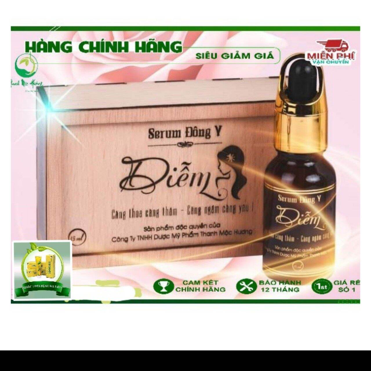 Serum dưỡng da đông y diễm thanh mộc hương