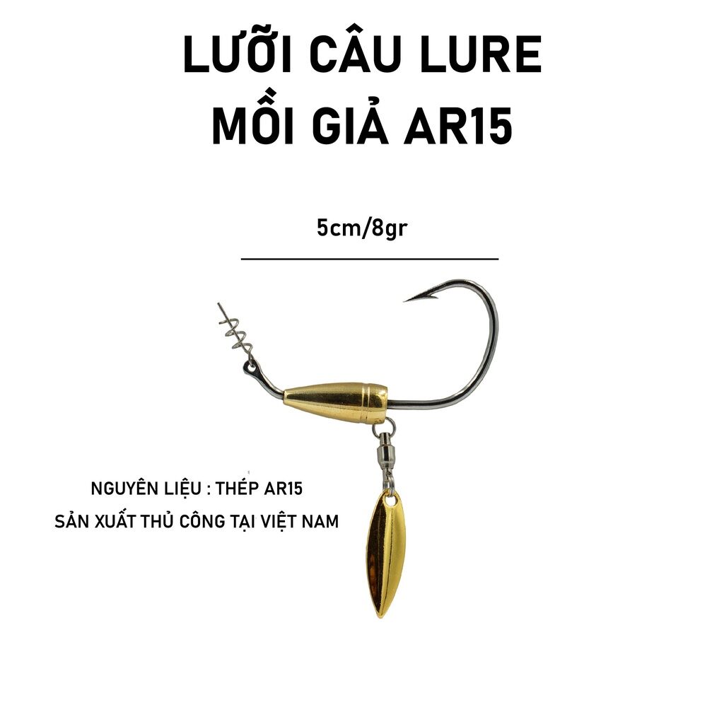 Mồi mềm NFF + Lưỡi AR15