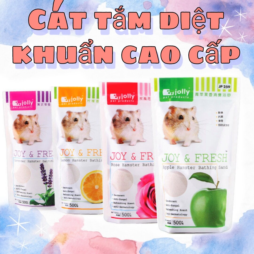Cát tắm Jolly 500g nhập khẩu cho Hamster