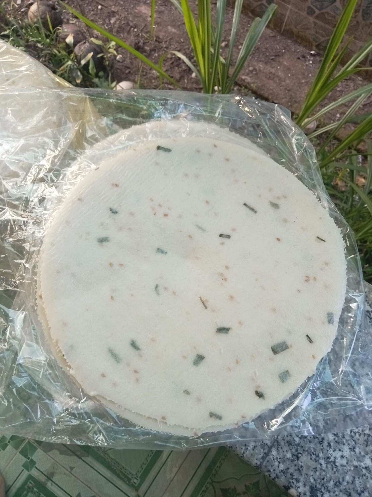 Bánh phồng Sơn Đốc - Bánh chưa nướng