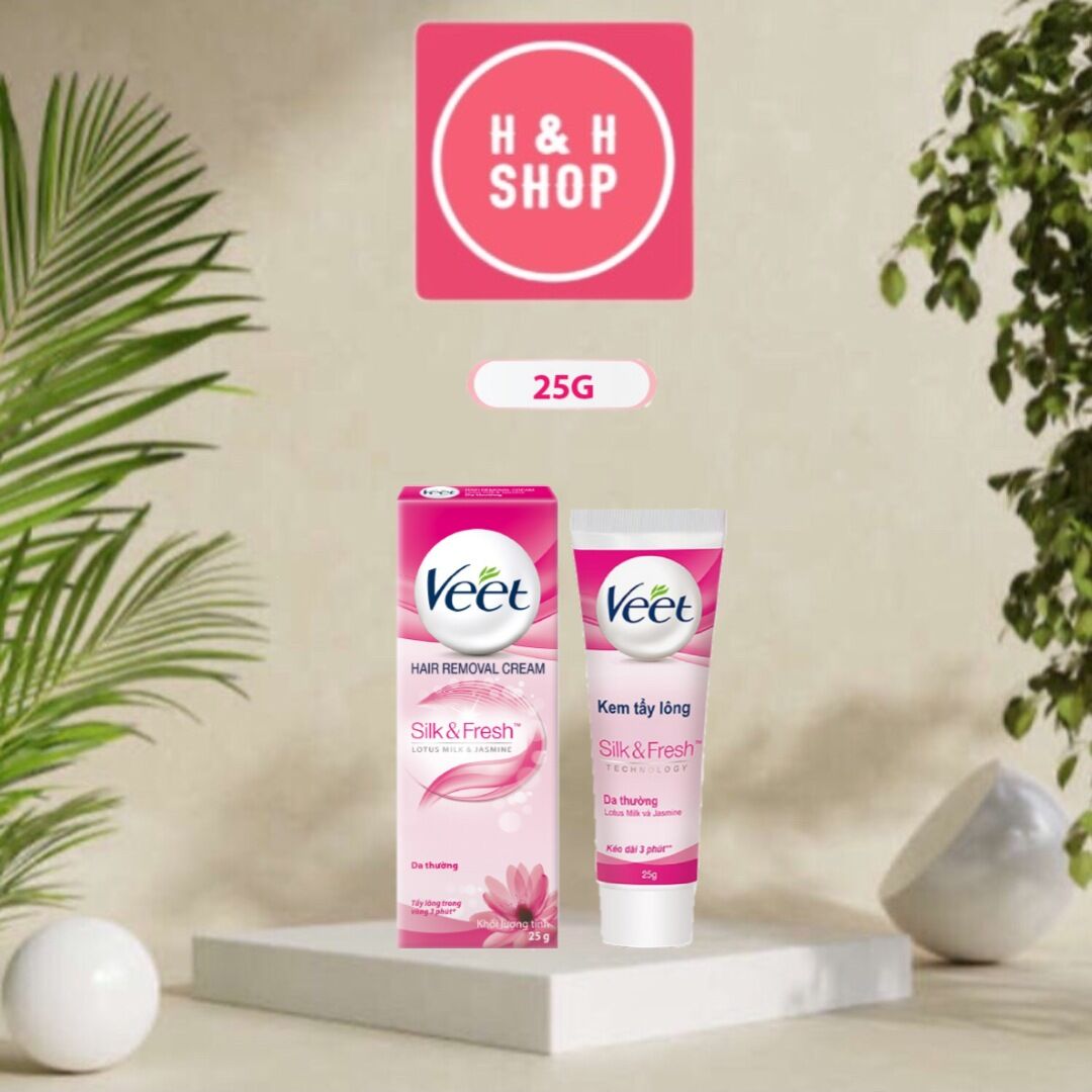 Kem tẩy lông cho da thường Veet Silk Fresh 25g