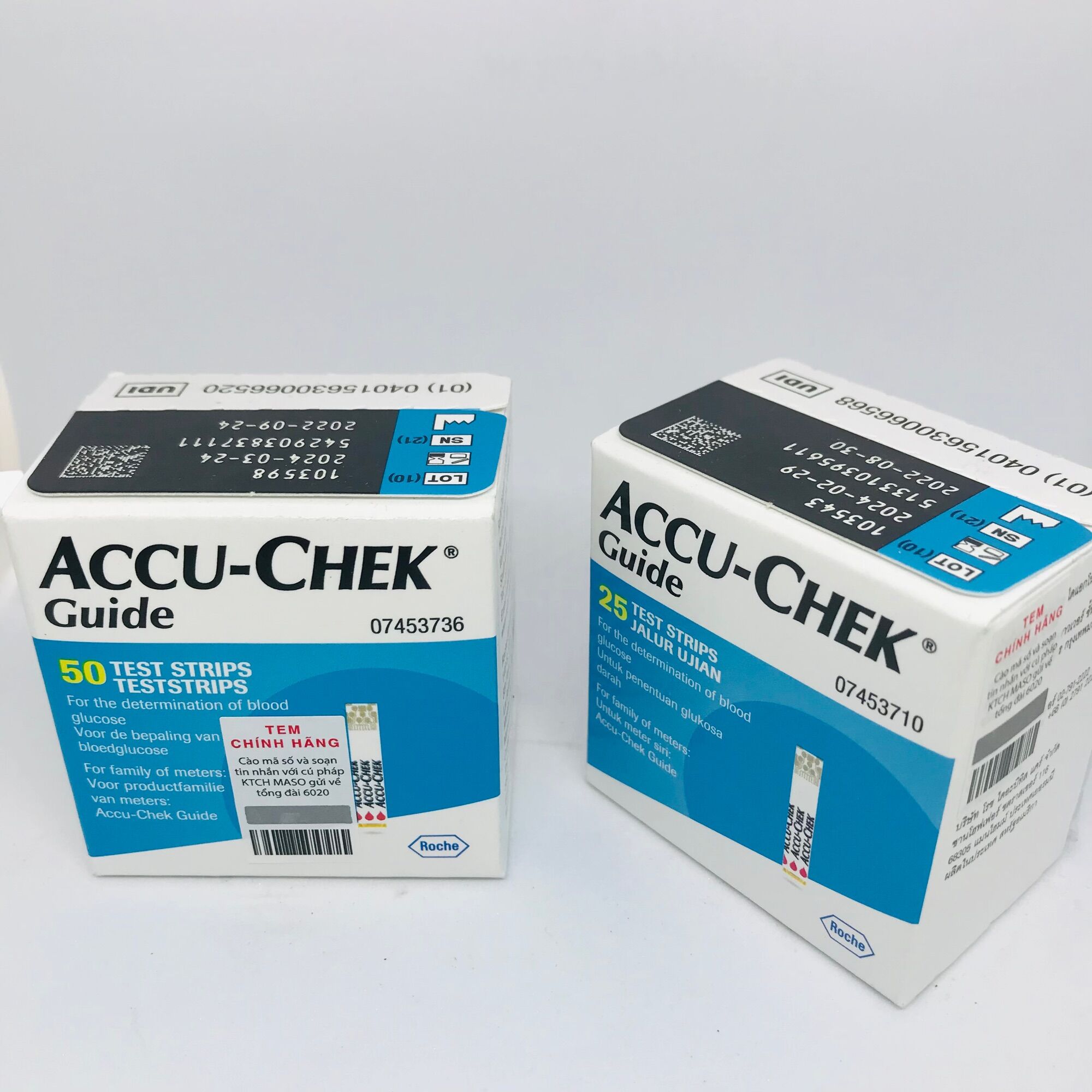 Máy đo đường huyết Accu Chek Guide ( kèm 25 que