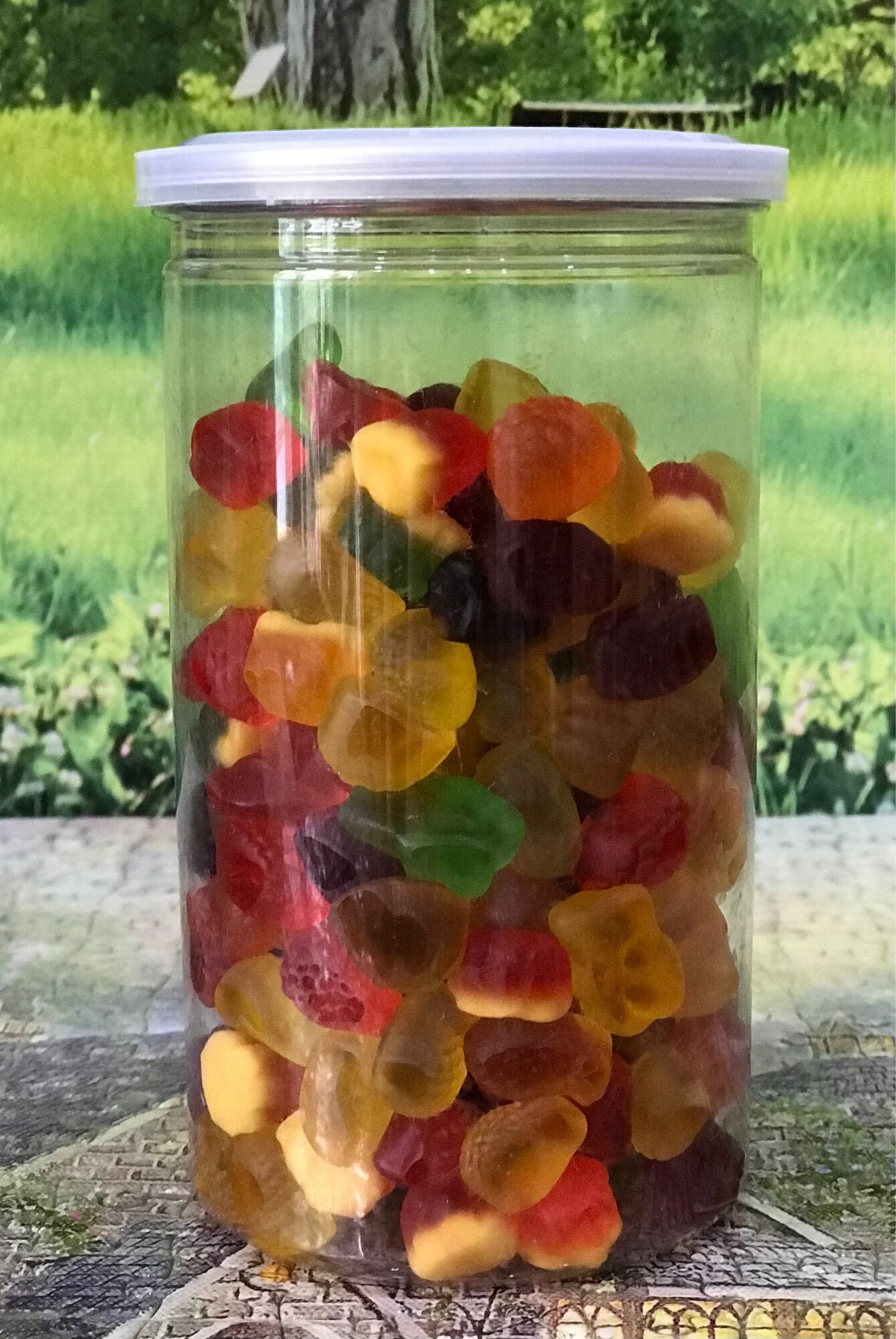 Kẹo chip chip trái cây lon 500gr