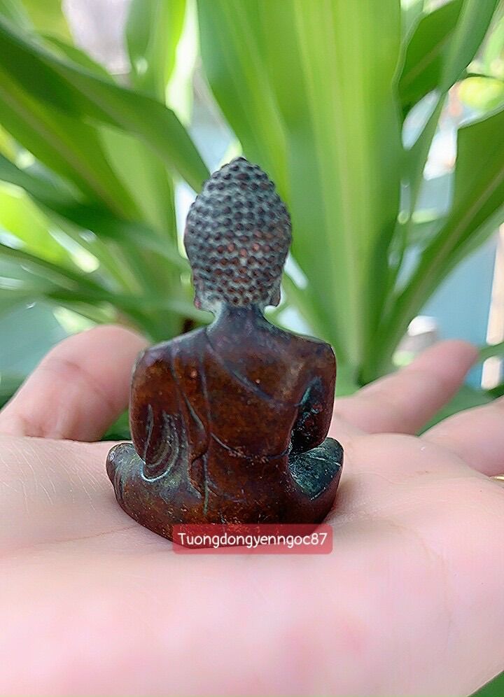 Tượng đồng đỏ giả cổ phật thích ca mâu ni