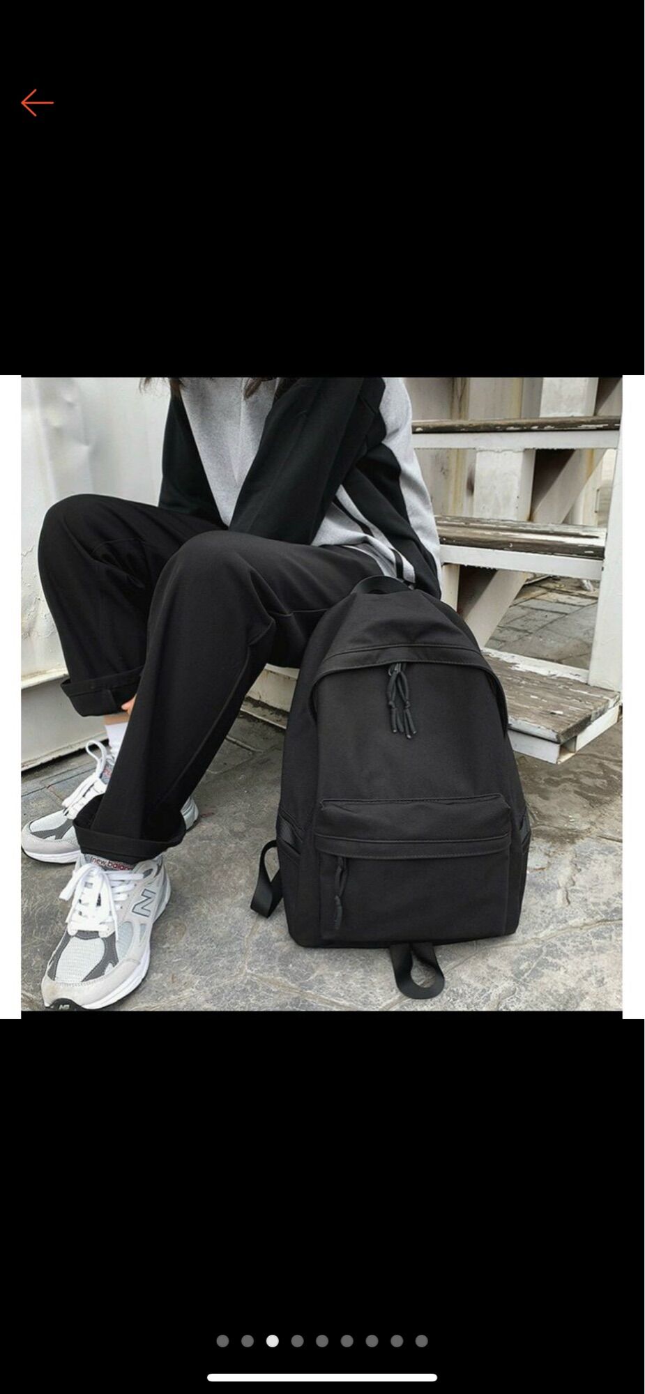 Balo ulzzang thời trang chống nước - DÙ TRƠN
