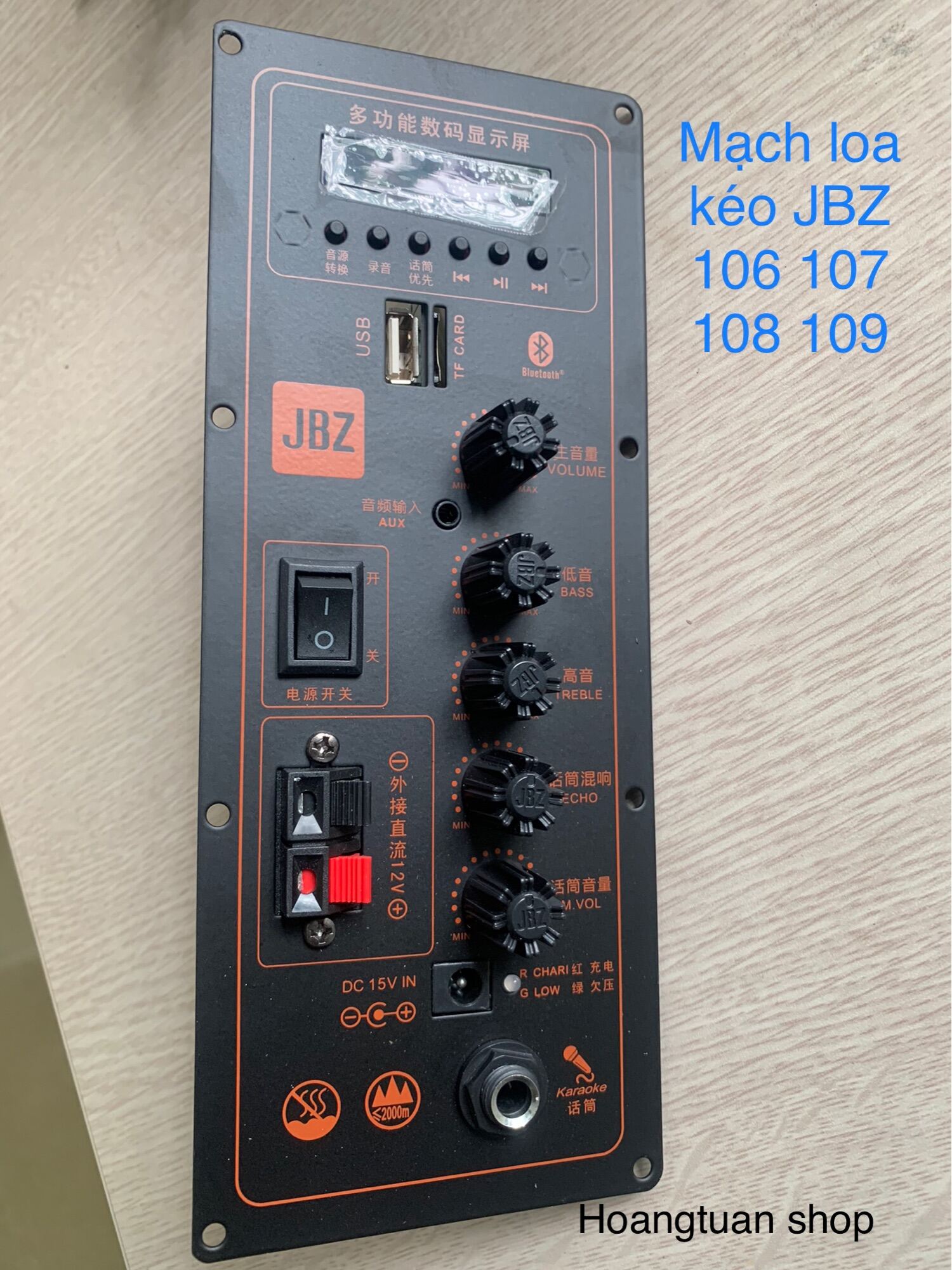 Bo mạch loa kéo Jbz 106 107 108 109 ( không bao gồm mạch mic)