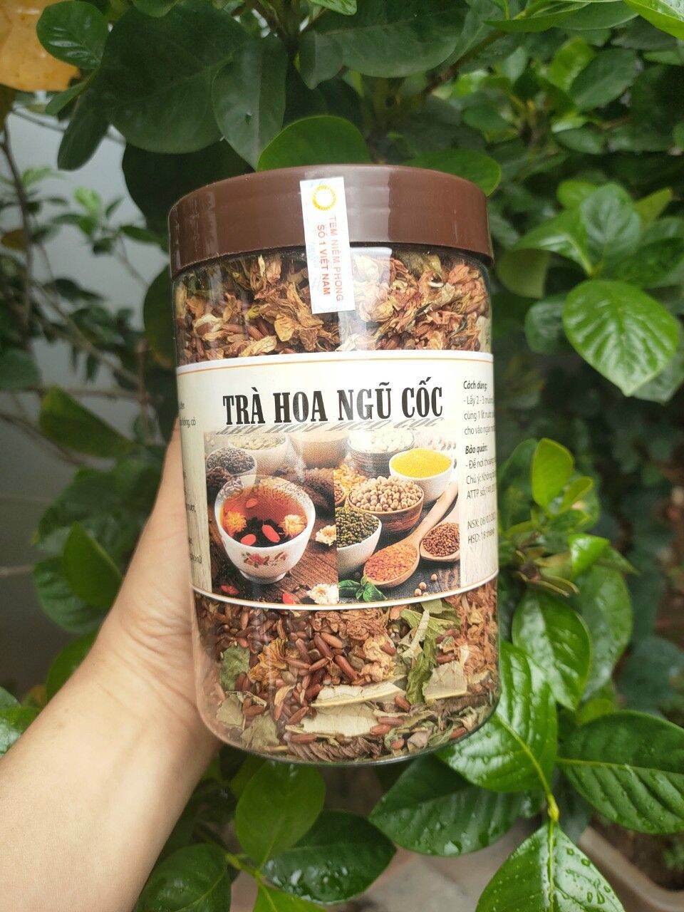 1 ký trà hoa ngũ cốc- đóng gói túi zip