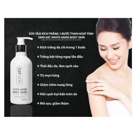 Ủ kích Trắng Than Hoạt Tính Skin AEC