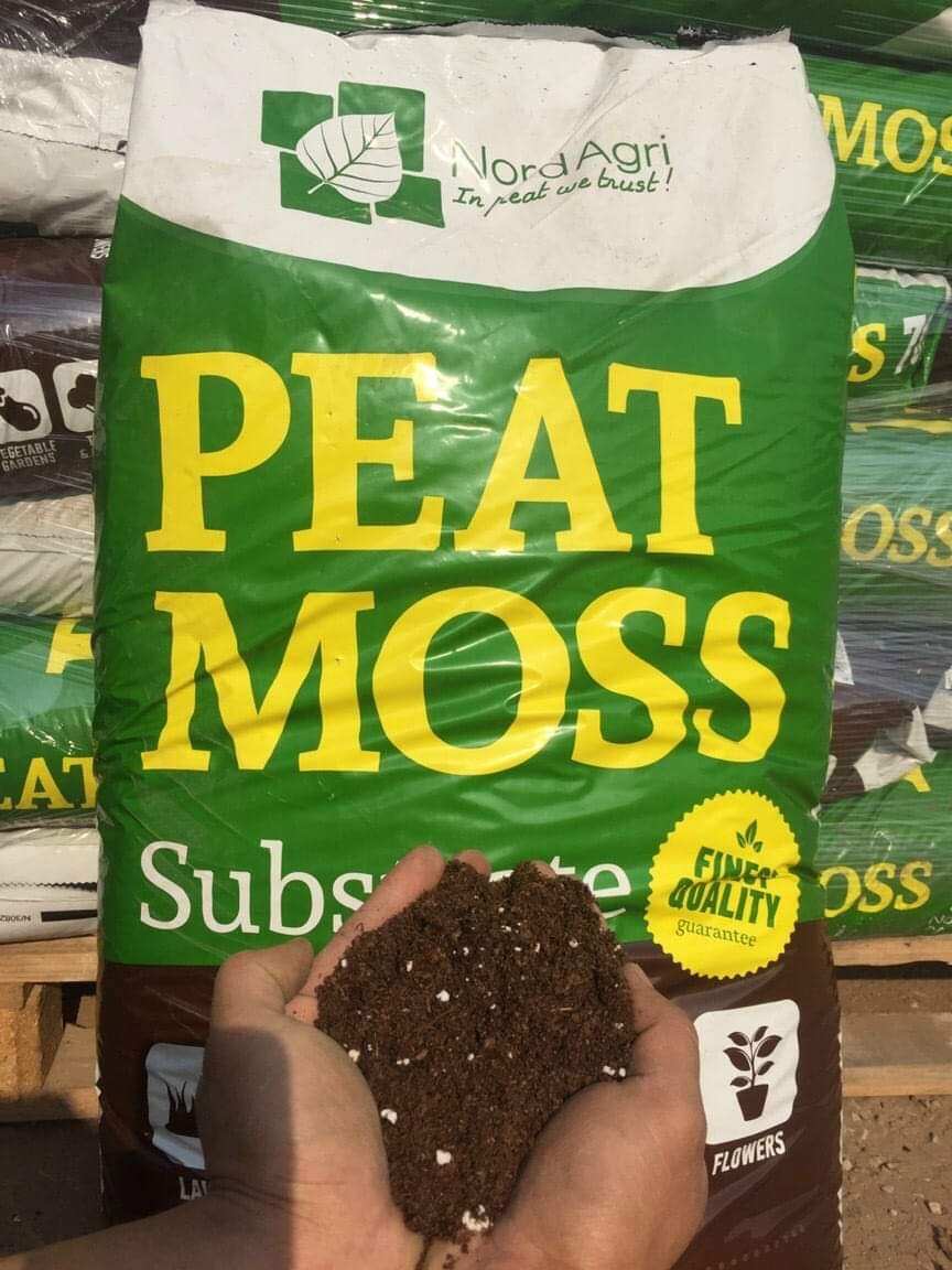 Mùn Hữu Cơ peat moss Cao cấp thêm 10%Đá perlite