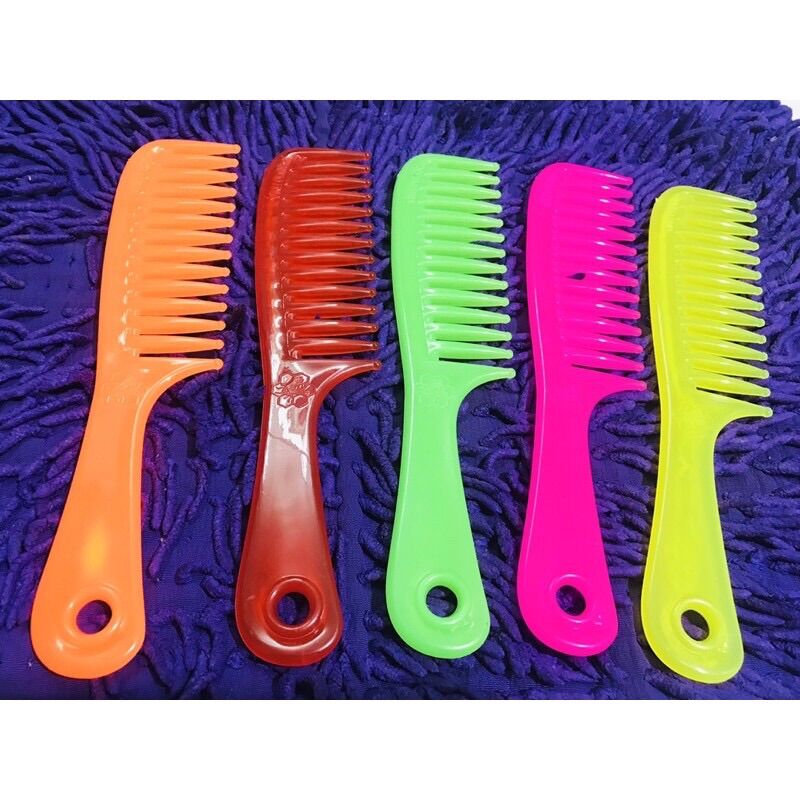 🔥Set 4 Lược Răng THƯA cho tóc Rối (2 Loại, Dài: 20cm)