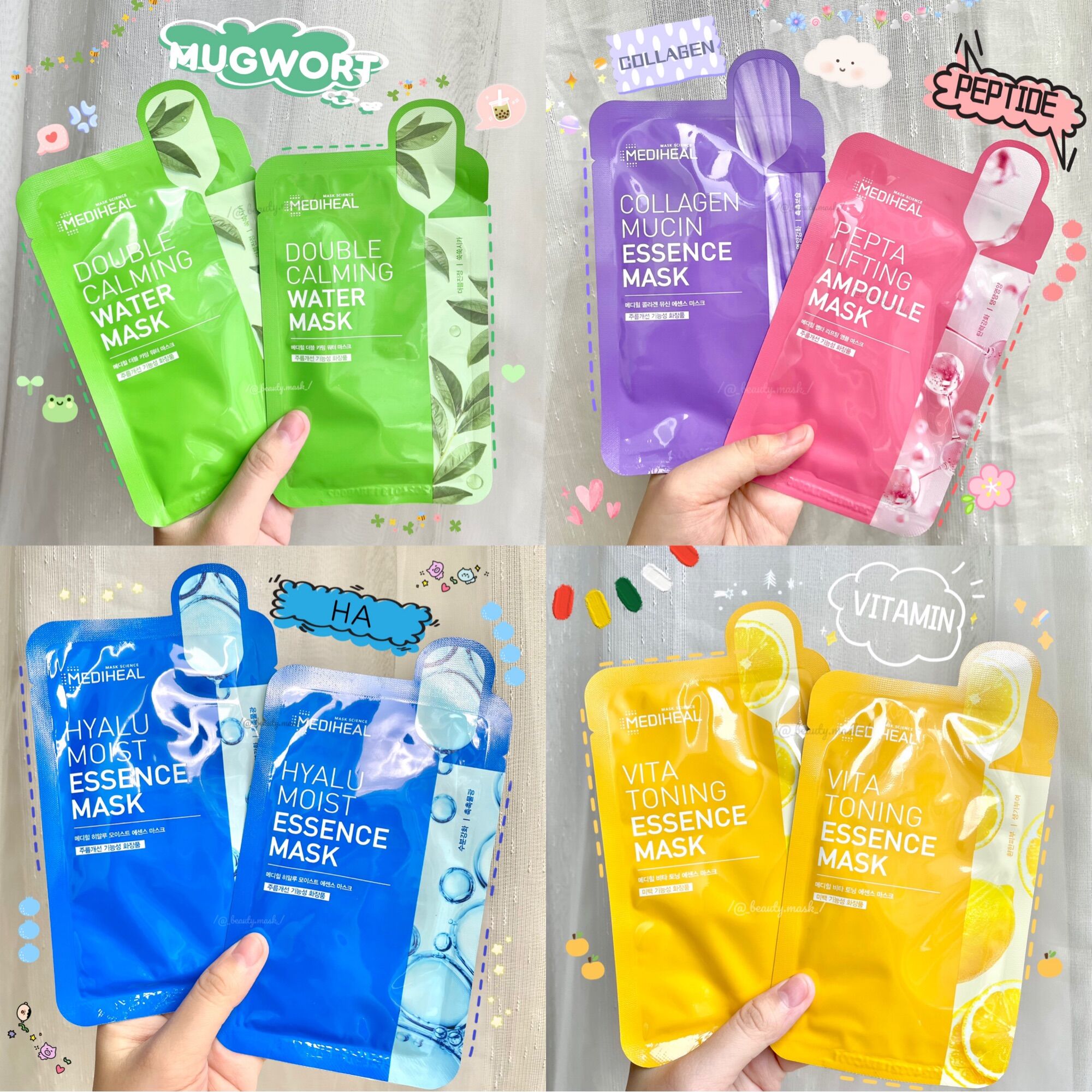 Mặt nạ dưỡng ẩm, dưỡng sáng, làm dịu da mụn Mediheal Hàn Quốc