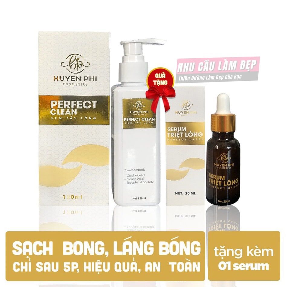 Kem Tẩy Lông Huyền Phi Chính Hãng tặng kèm serum