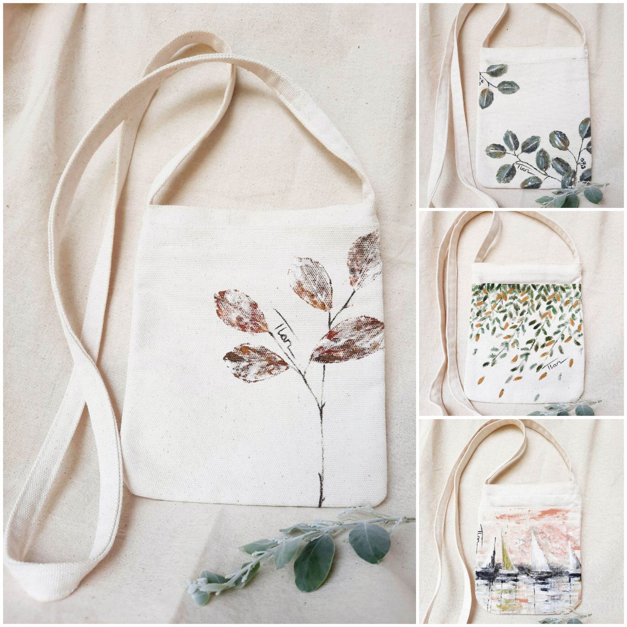 Túi Canvas vẽ tay