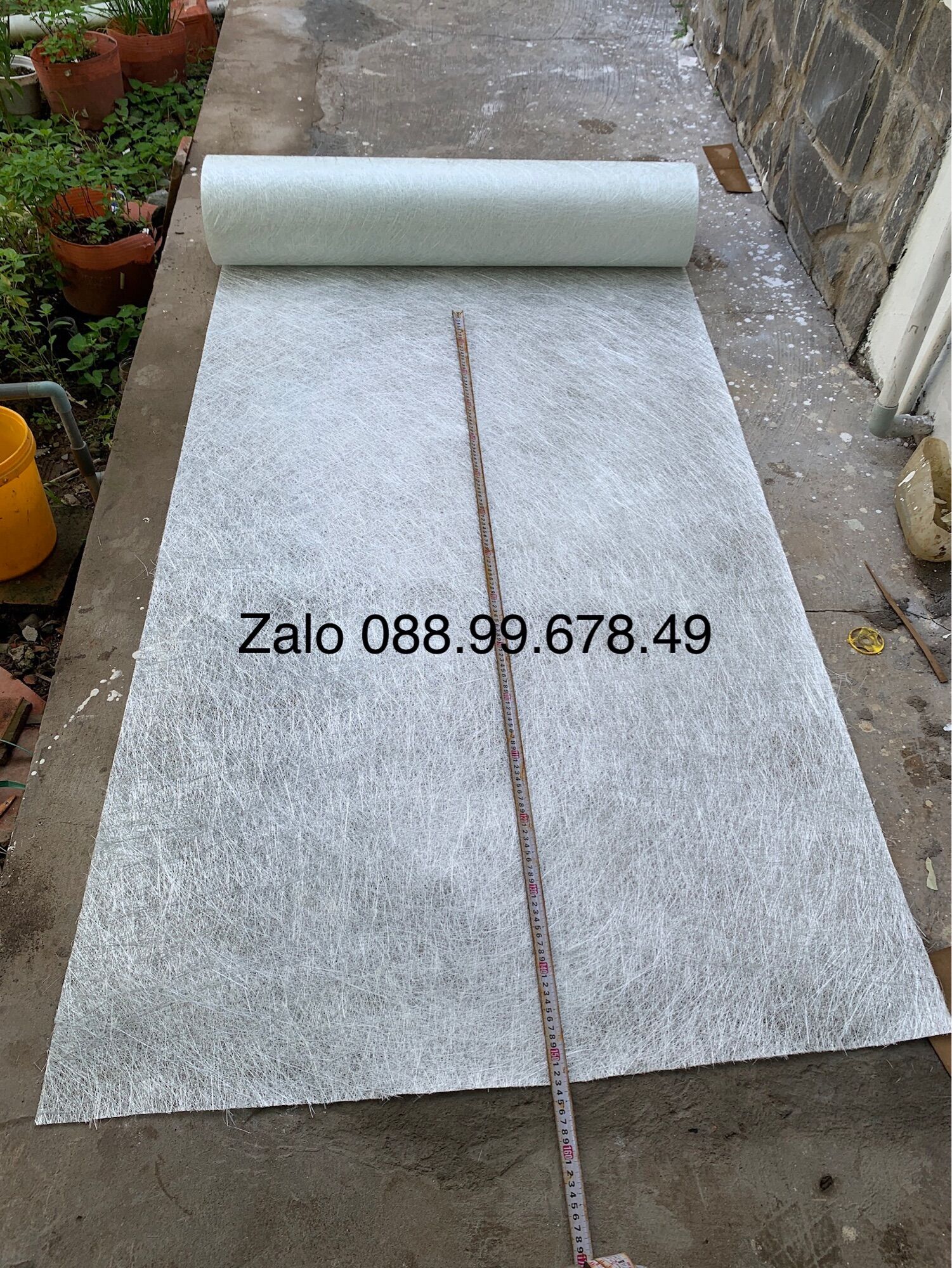 [0.5kg]-Sợi Thuỷ Tinh làm composite, nhét pô xe...