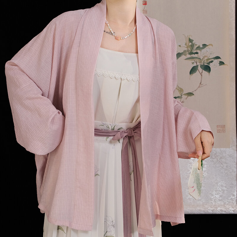 Áo Khoác Cardigan Tay Dài Cổ Chữ V Thường Ngày Phong Cách Mới Trung Hoa Cổ Truyền Tay Dài Thường Ngày Mùa Hè 2025
