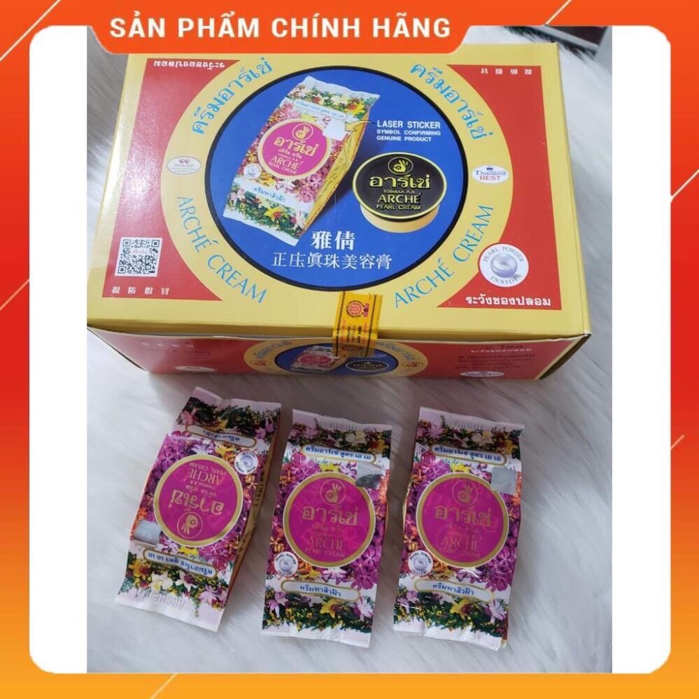 Combo 12 hủ Kem Arche Pearl Cream Thái Lan (kem AC thái)