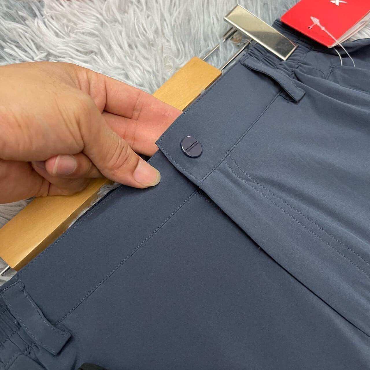 Quần gió lụa hè cạp khuy nam Xtep 979229980017