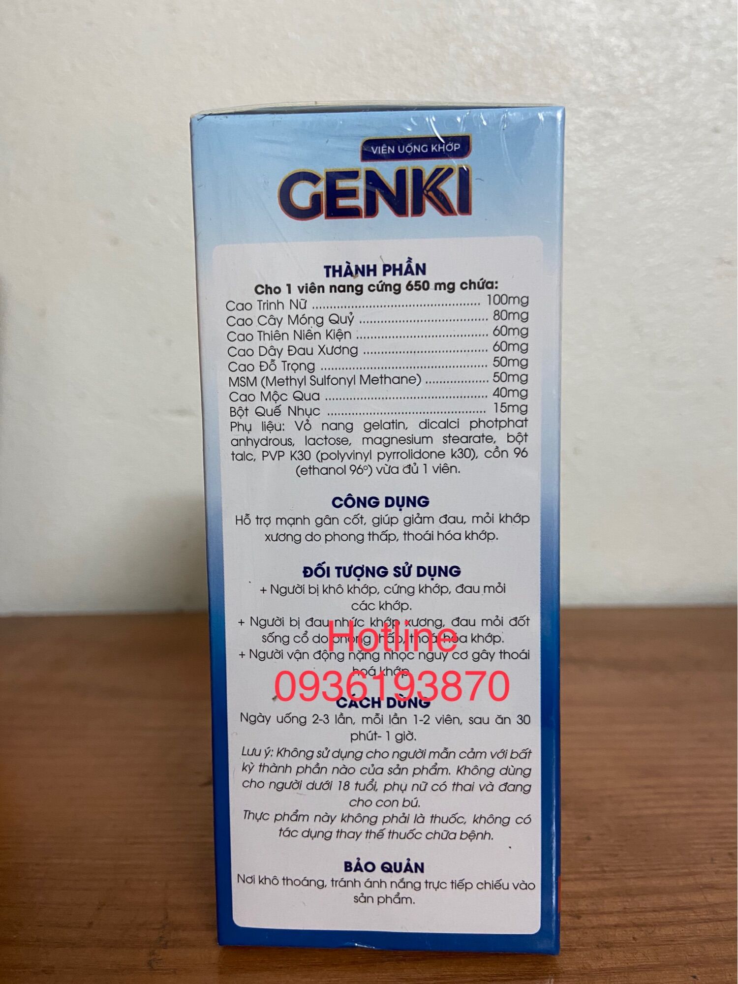 XƯƠNG KHỚP GENKI