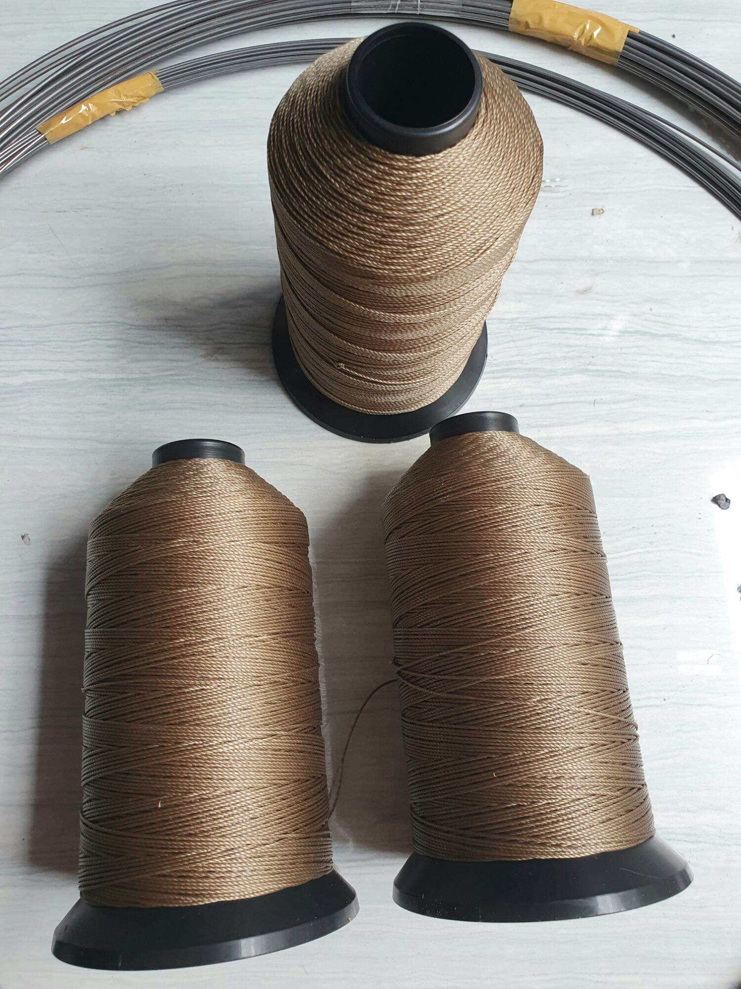 Cuộn Dù nilong số 12 màu cỏ khô.