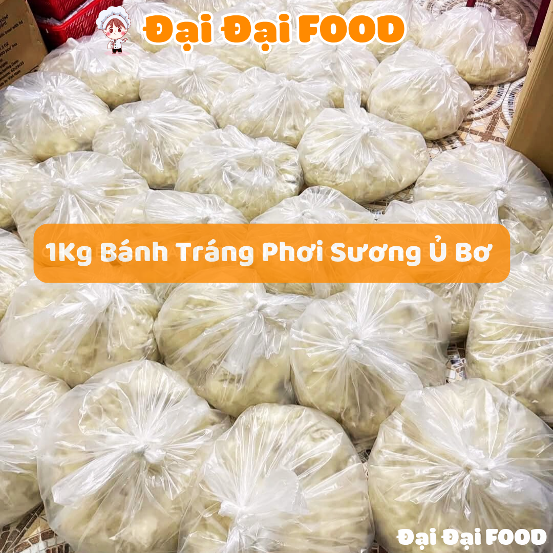 Bánh Tráng Phơi Sương Ủ Bơ Mềm Dẻo Không Mặn Không Chua GIÁ ƯU ĐÃI ĐẠI ĐẠI FOOD