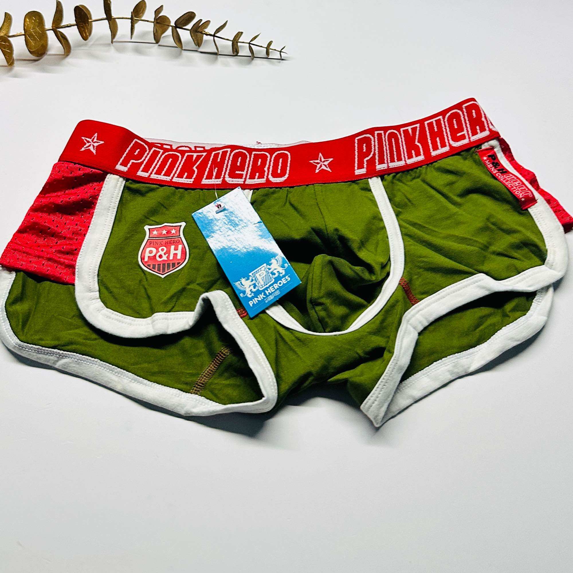 Thanh lý xã kho quần lót nam boxer pink hero thun mềm mát size m-xl
