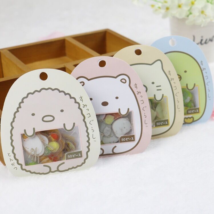 Sticker dán trang trí 50 miếng dán/túi