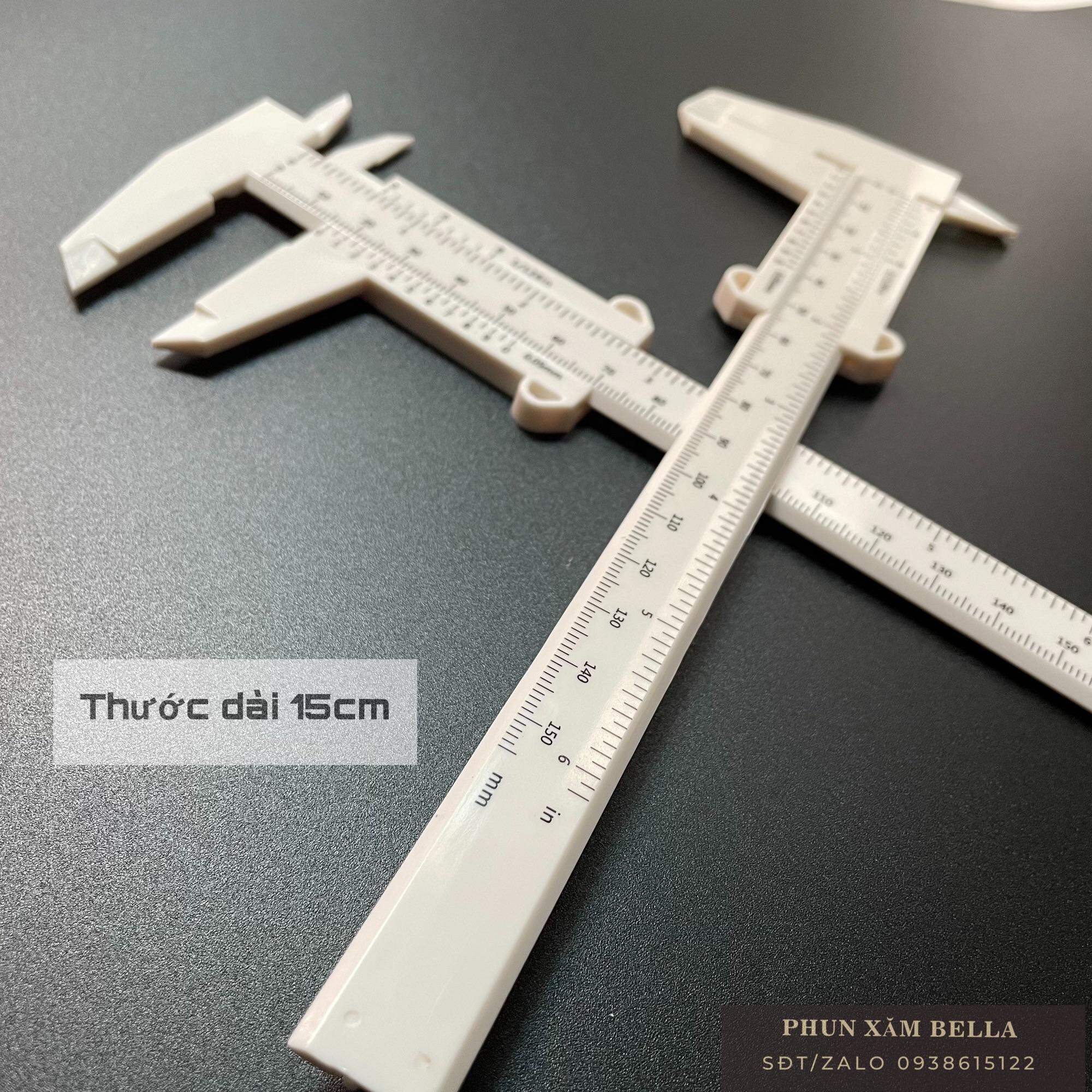 Thước cặp nhựa đo chân mày