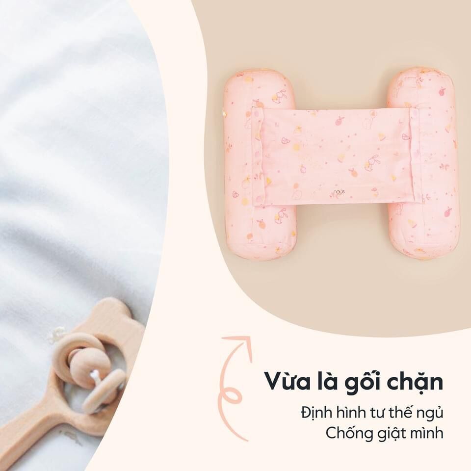Gối ôm gối chặn  nous cho bé sơ sinh