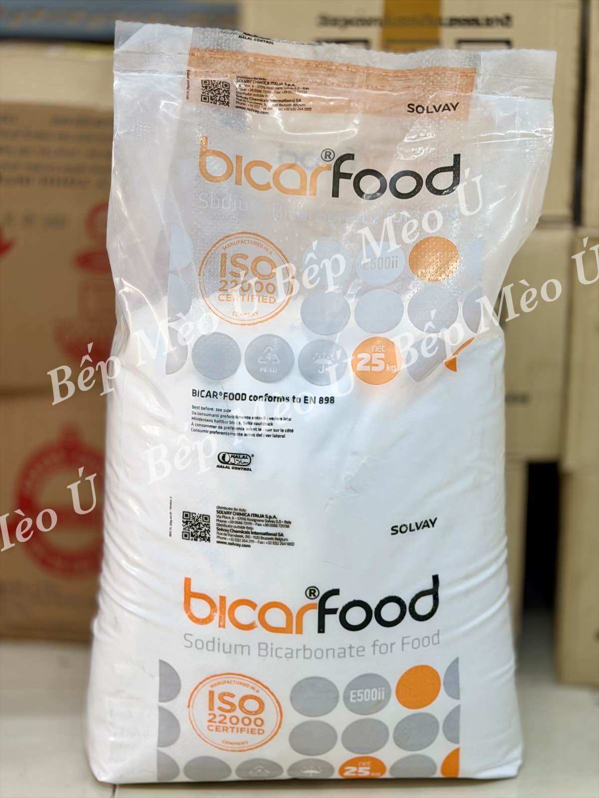 Baking Soda Thực Phẩm Bicar® Food Italy (Chia Lẻ Từ Bao 25kg)