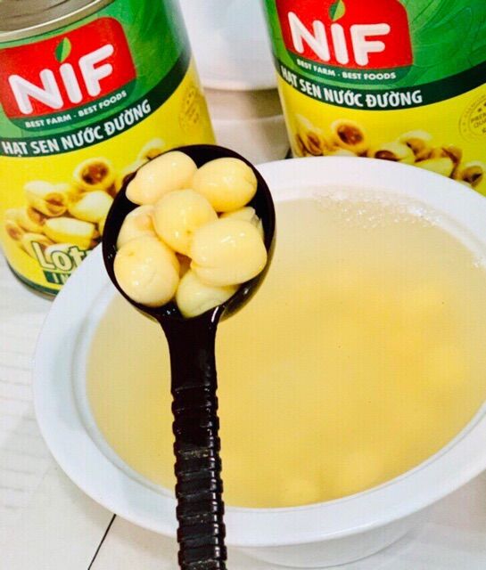 Hạt Sen Nước Đường NIF - Lon 560gr