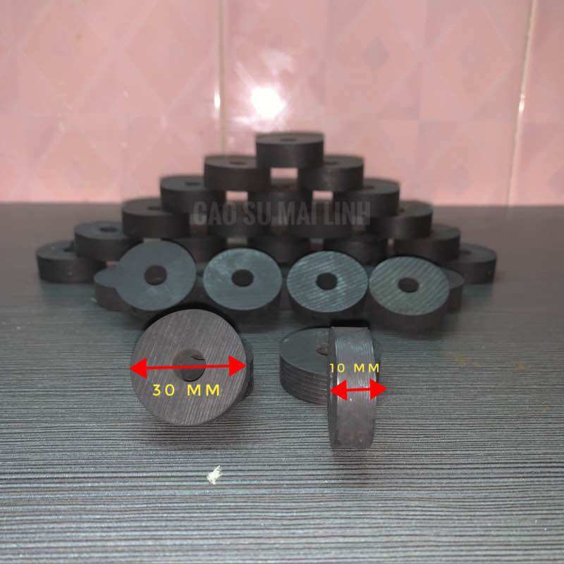 [HCM]10 long đền cao su phi 40 ; 30 ; 20 dày 10 (mm)