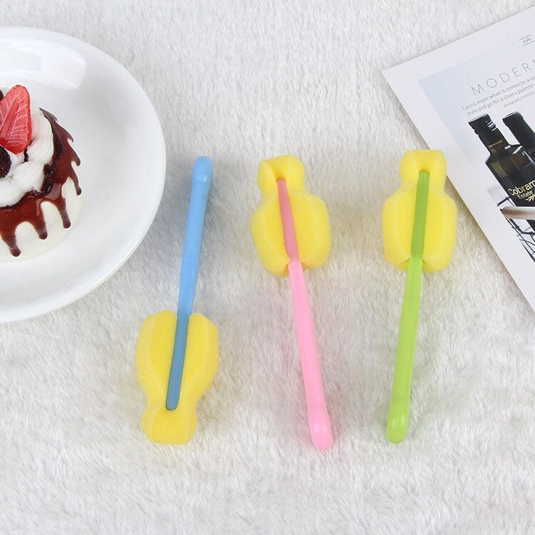 Cọ rửa núm ty bình sữa đầu bông dài 5cm