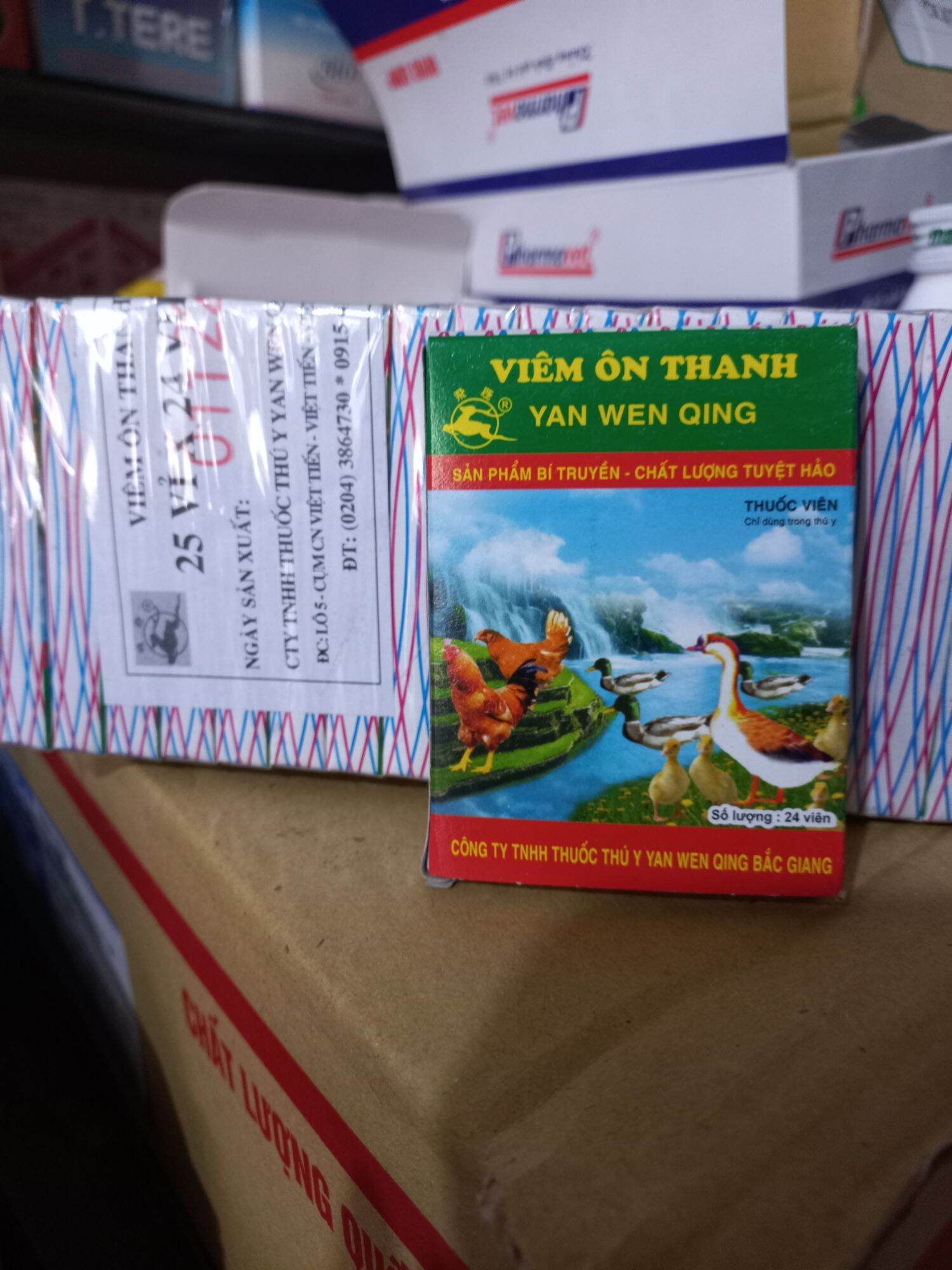 Viêm ôn thanh vỉ 24 viên