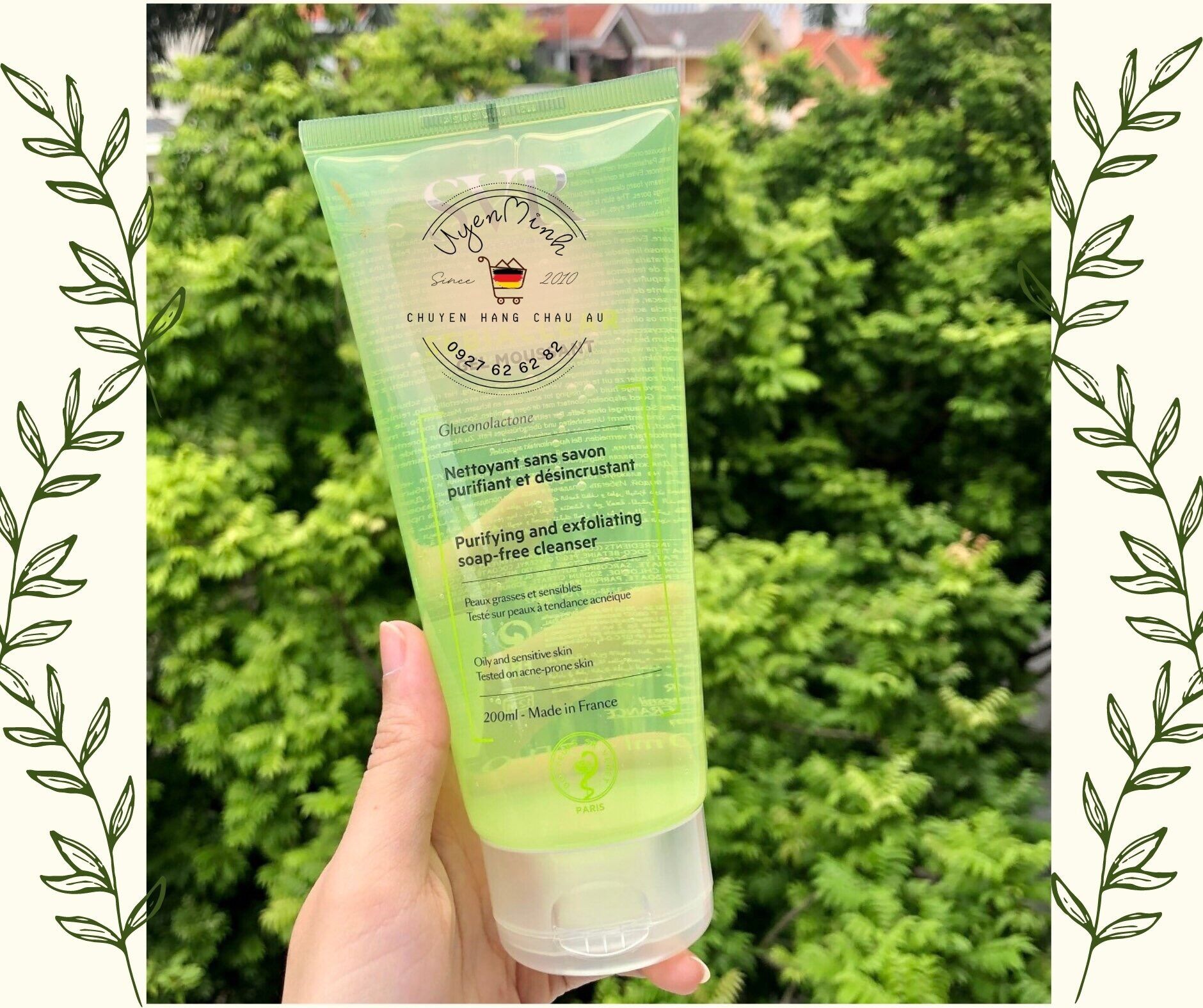 Sữa rửa mặt svr 200ml nội địa pháp đủ bill