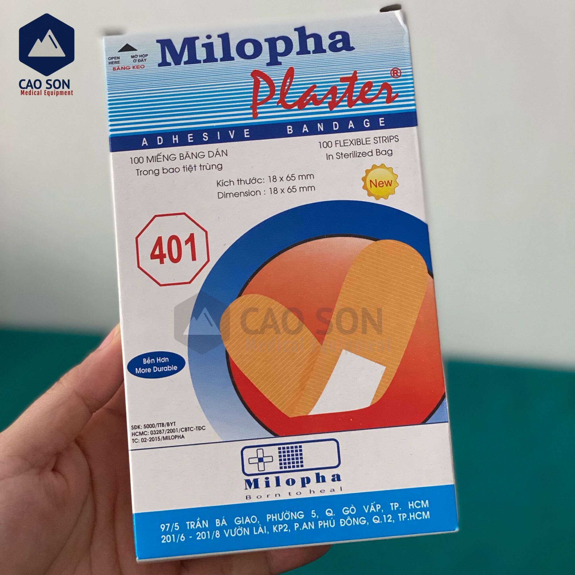 Băng Keo Cá Nhân MILOPHA (combo 10 miếng )