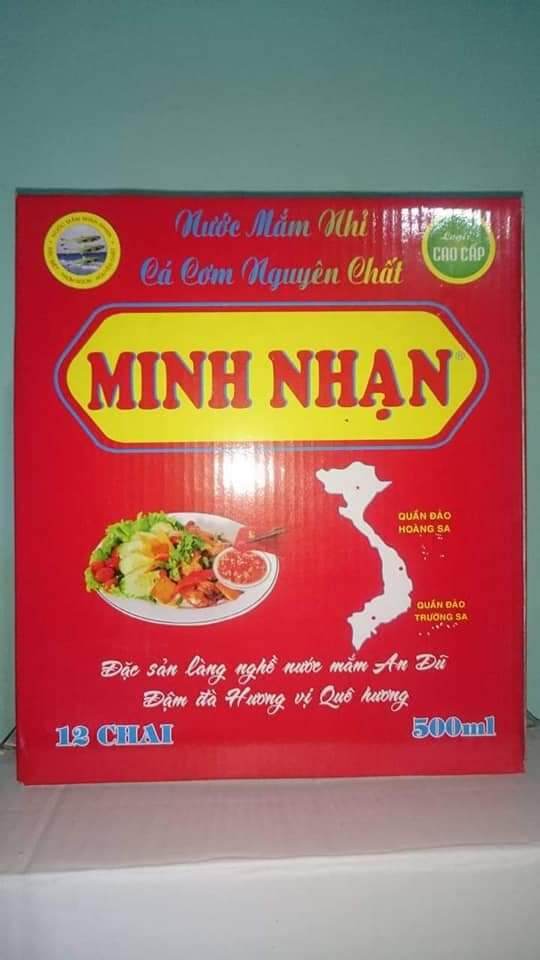 Nước mắm bình định mình nhạn 0,5 lít