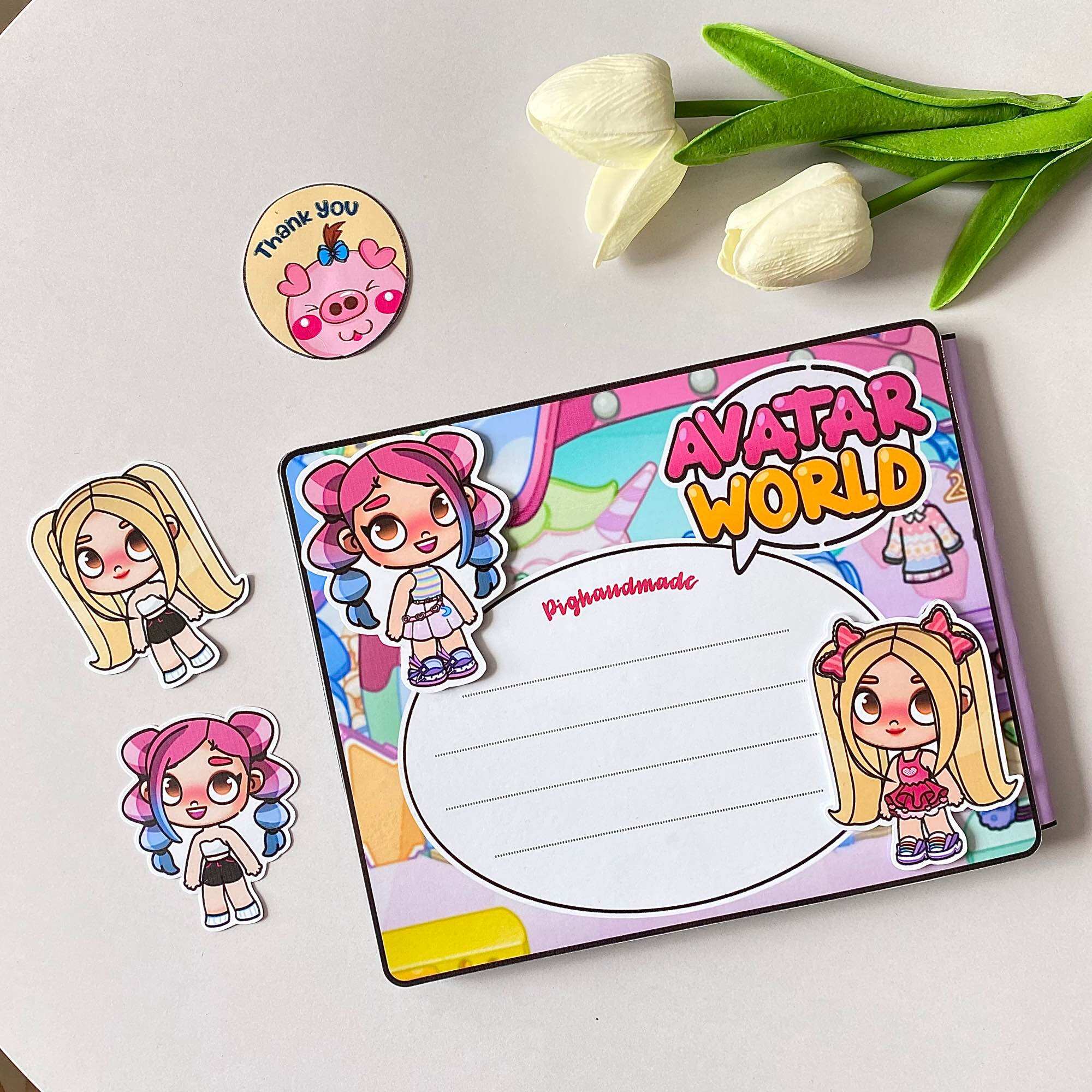 Sổ thời trang Avatar World - Búp bê giấy