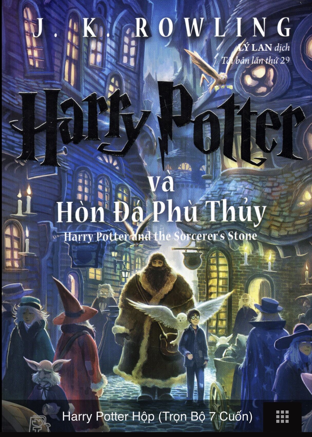 Sách - Boxset Harry Potter Hộp (Trọn Bộ 7 Cuốn) Tái bản 2023