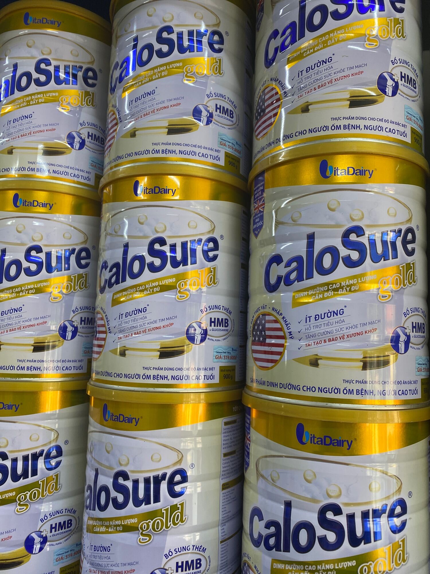 Sữa dinh dưỡng Calosure Gold ít đường 900g dành cho người ốm bệnh