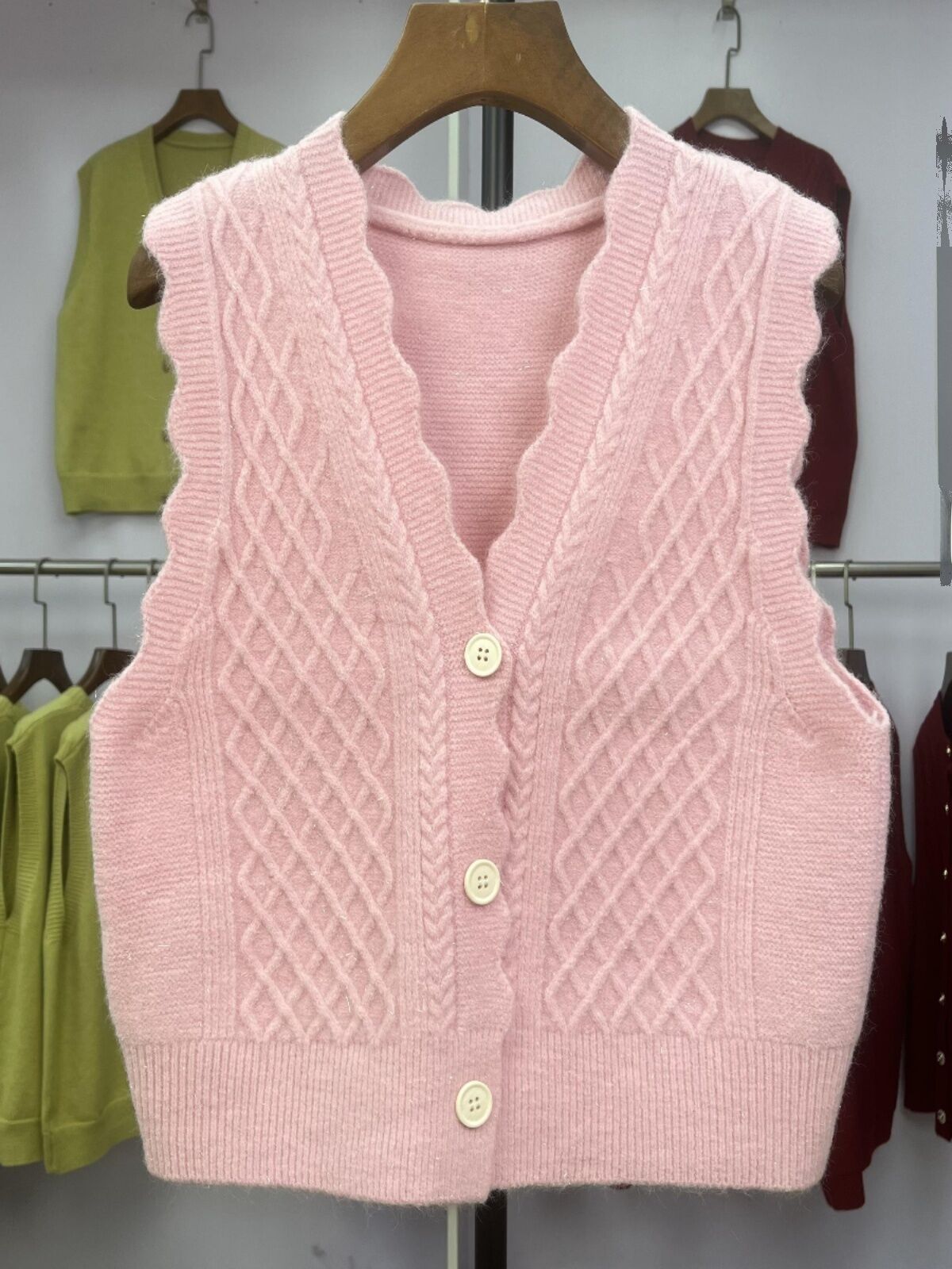 Áo Khoác Vest Nữ Cổ Chữ V Màu Trơn Mùa Thu Thường Ngày Thời Trang Đa Năng Không Tay Áo Khoác Ngoài Ngắn Khóa Đơn