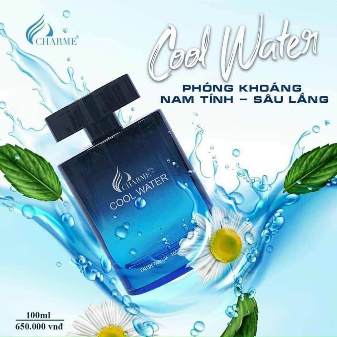 Nước Hoa Nam Charme Cool Water 100ml