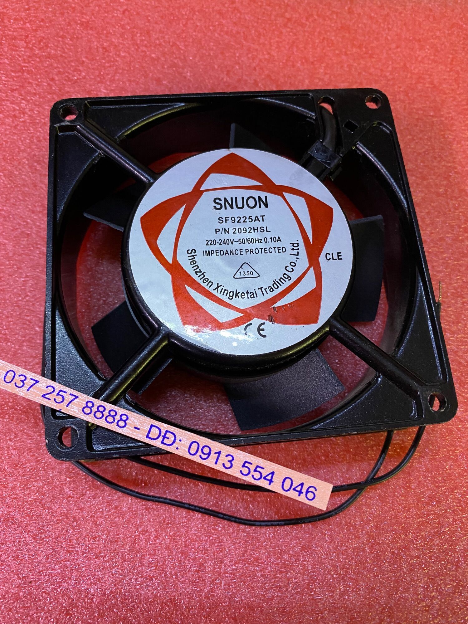 Quạt 9x9 cm 220 v 0.10 A (1 chiếc)