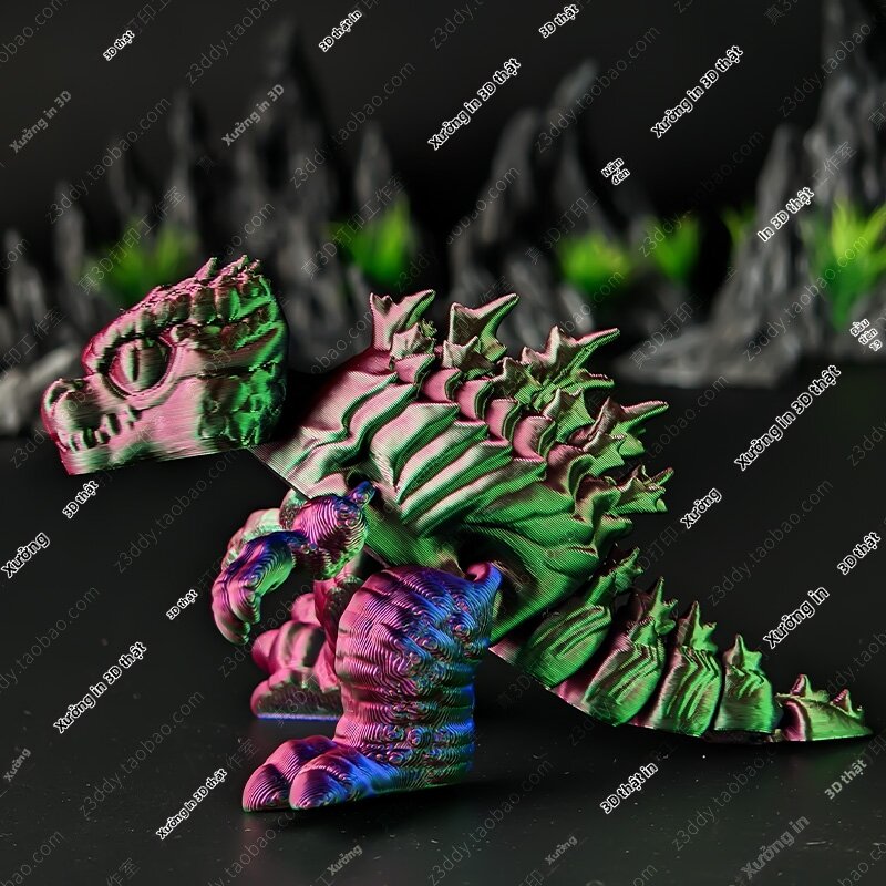 Mô Hình Khủng Long 3D In Thực Tế Di Chuyển