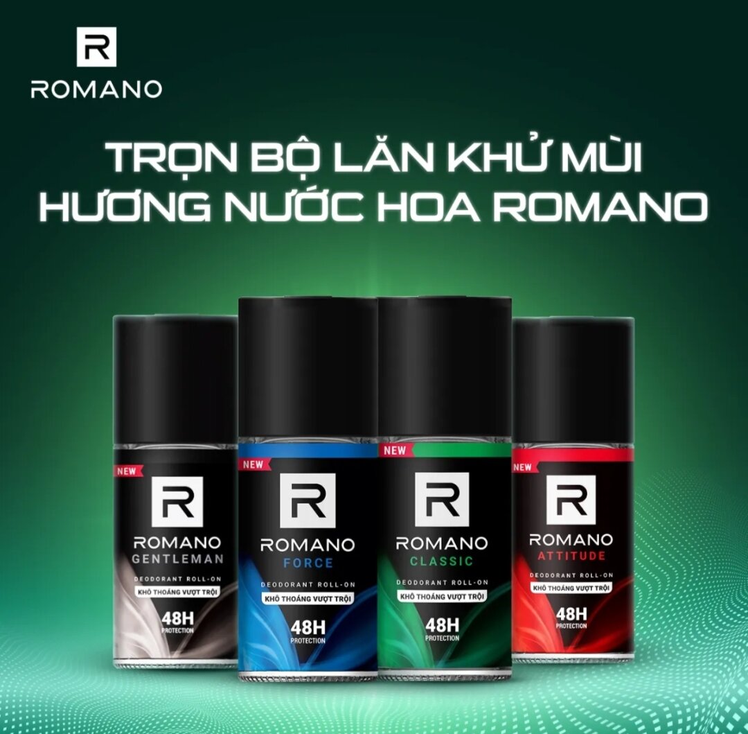 Lăn khử mùi Romano Classic 50ml